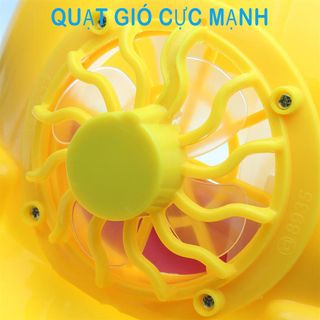 Nón Bảo Hộ Có Quạt Pin Mặt Trời - Nón Bảo Hộ Công Trình Có Quạt Gió