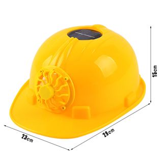 Nón Bảo Hộ Có Quạt Pin Mặt Trời - Nón Bảo Hộ Công Trình Có Quạt Gió