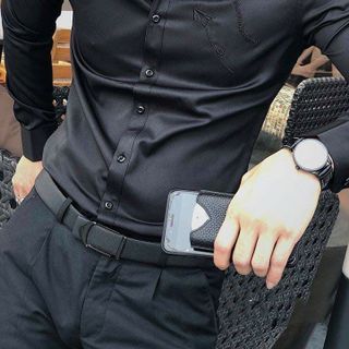 Sơ mi thêu cánh diều