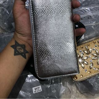 bóp kim sa QC size 20 đen bạc đồng