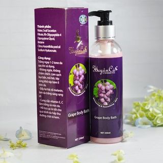 Sữa Tắm Trắng Da Huyền Cò Grape Body Bath giá sỉ