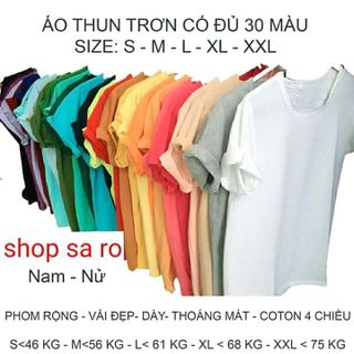 áo thun cotton nam nữ giá sỉ