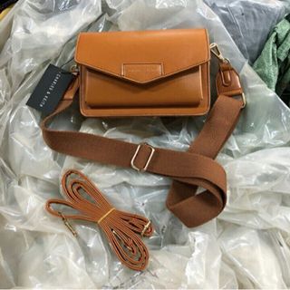 túi bì thư 2 dây 4 màu đỏ đen da bò trắng