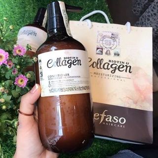 Bộ dầu gội xả chống rụng tóc Biotin collagen argan mefaso 800ml