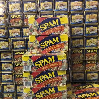 THỊT HỘP SPAM 25 LESS SODIUM 340G CỦA MỸ