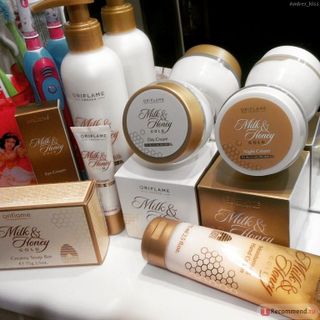 Combo bộ kem dưỡng ẩm Oriflame chiết xuất từ sữa mật ong 32542-32543