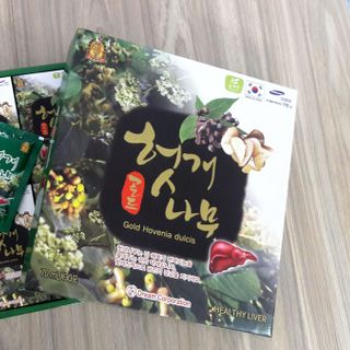 Nước Giải Rượu Bổ Gan Gold Hovenia Dulcis 70ml x 30 gói