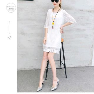 Đầm Suông Ren Msp