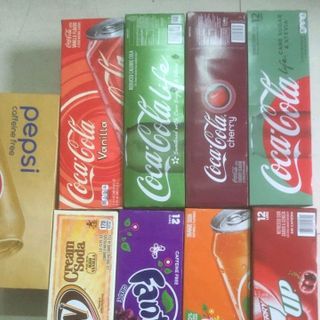 THÙNG 12 LON NƯỚC NGỌT MỸ 355ML CÁC LOẠI