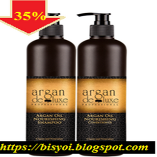 Cặp dầu gội xả Argan Deluxe Oil 1000 ml