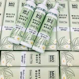Kem Dưỡng Trắng Da Body Lotion MIO BEAUTY White Body Green Tea 200ml - Thái Lan