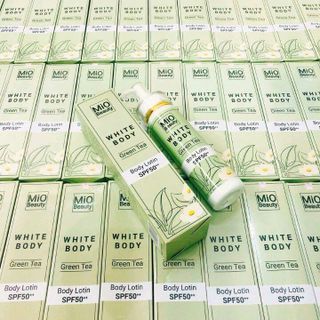 Kem Dưỡng Trắng Da Body Lotion MIO BEAUTY White Body Green Tea 200ml - Thái Lan