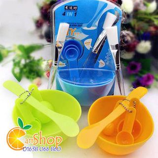 Bộ bát trộn đắp mặt nạ