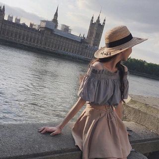 Set váy dây buộc