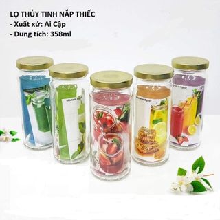Bình thủy tinh- lọ đựng gia vị