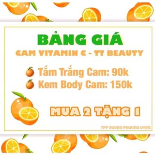 Tắm Trắng Cam