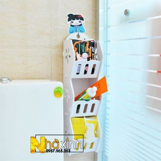 Kệ 3 tầng gỗ lắp ghép tiện dụng