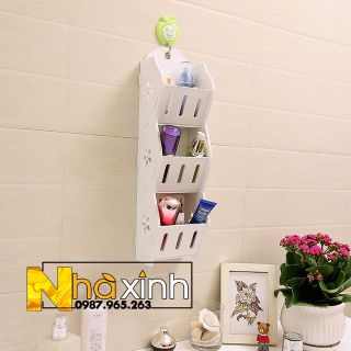 Kệ 3 tầng gỗ lắp ghép tiện dụng