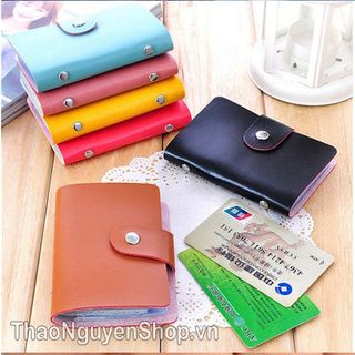 Ví Bóp Cầm Tay Chứa 26 Thẻ Atm Visa Card