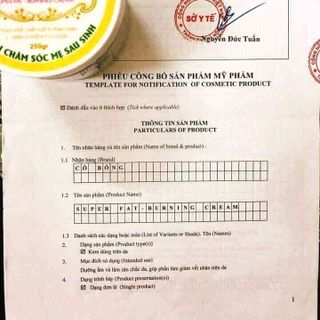 kem tan mỡ cô bông