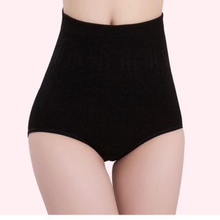 Quần Gen 3 In 1 Nịt Bụng Da Đen