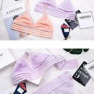 Set áo ngực viền mỏng không gọng áo ngực nữ