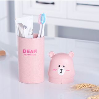 Hộp Đựng Bàn chải và Kem Đánh răng Hình Gấu