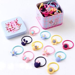 Hộp 40 Dây Cột Tóc Cho Bé Có mẫu Kitty