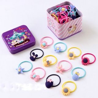 Hộp 40 Dây Cột Tóc Cho Bé Giao ngẫu nhiên