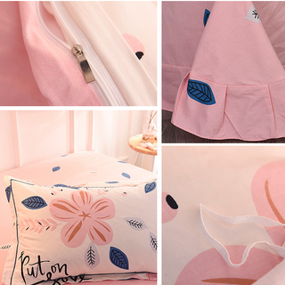 Bộ chăn ga gối 100 Cotton set 4 món