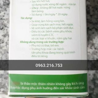 Thảo Dược Hương Ngọc Lan se khít - làm hồng - giảm viêm vùng kín