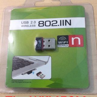 USB thu wifi 802 150Mb/s-không Anten giá sỉ
