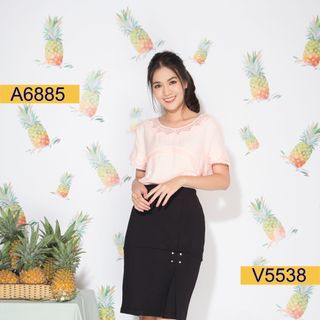 Áo công sở nữ M Collection A6885 giá sỉ giá bán buôn
