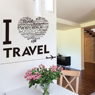 Decal tôi yêu Travel
