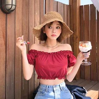 Áo Trễ Vai Croptop