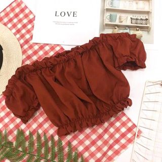 Áo Trễ Vai Croptop