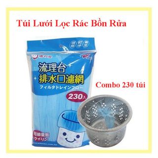 Túi lưới lọc rác bồn rửa chén bịch 230 cái
