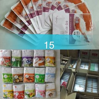 MẶT NẠ HÀN QUỐC 15 LOẠI 10 miếng /gói
