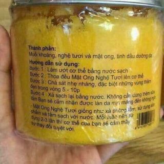 Tẩy tế bào chết nghệ mật ong