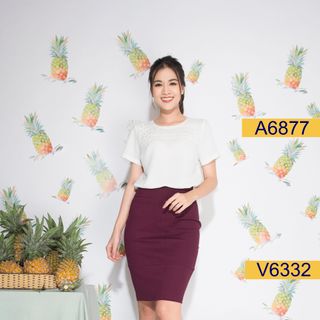 -Áo công sở nữ M Collection A6877 giá sỉ giá bán buôn