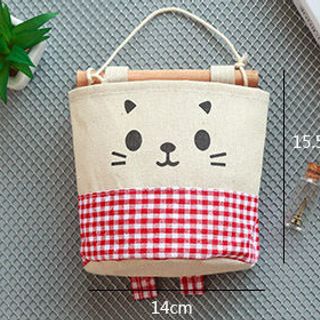 Combo 3 Túi treo Tường Vải Bố Hình Mèo