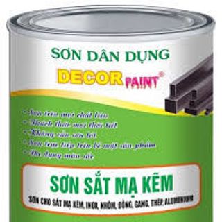 Sơn sắt mạ kẽm Decor Paint 2 thành phần màu kem đậm DCP - 022 giá sỉ​ giá bán buôn giá sỉ