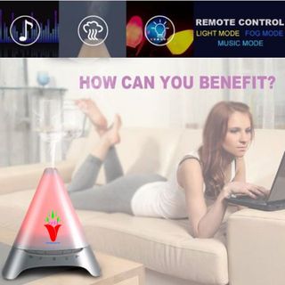máy khuếch tán tinh dầu siêu âm AZ119 phát nhạc remote