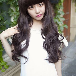 Bộ Tóc Xoăn Mái Ngang MHS 12