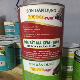 Sơn inox Decorpaint màu xanh lá DCP - 011 bán giá sỉ giá bán buôn giá sỉ