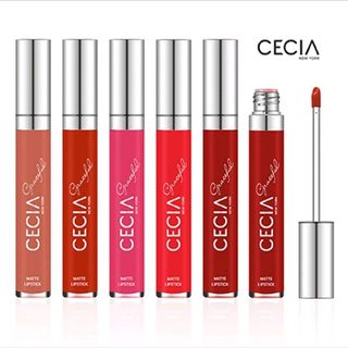 Combo 5 màu son lì kháng nước tự nhiên CECIA GRACEFUL giá sỉ