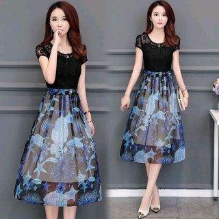 ĐẦM XOÈ PHỐI REN
