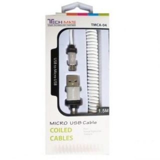 Cáp Sạc Micro USB Dạng Xoắn Techmate TMCA-04