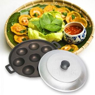 Khuôn làm bánh Khọt 8 Lỗ