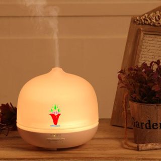 máy khuếch tán tinh dầu siêu âm AZ118 500ML thủy tinh chịu lực